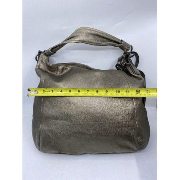 Coach xl shoulder gold leather cross body bag - Picture 5 of 12